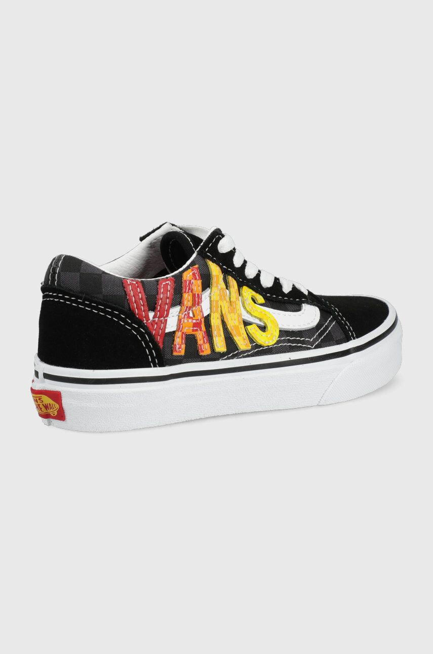 Vans tenisi copii culoarea negru - Pled.ro