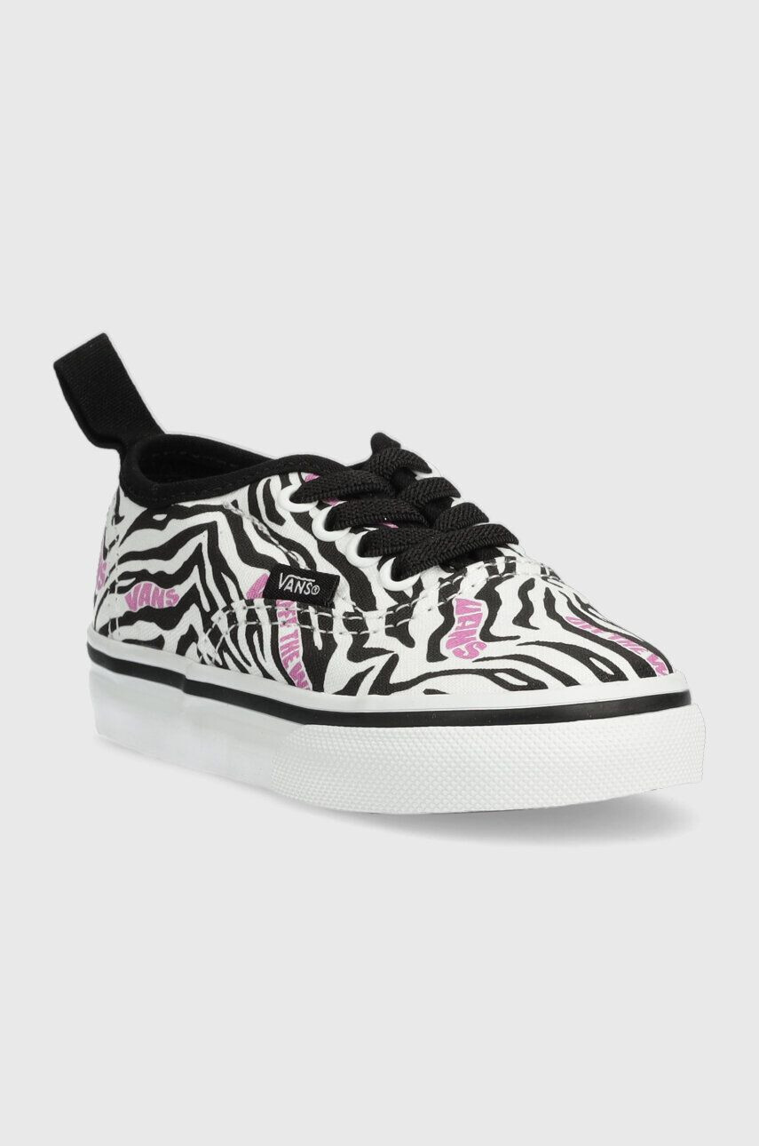 Vans tenisi copii TD Authentic Elastic ZEBR MDBLU culoarea negru - Pled.ro