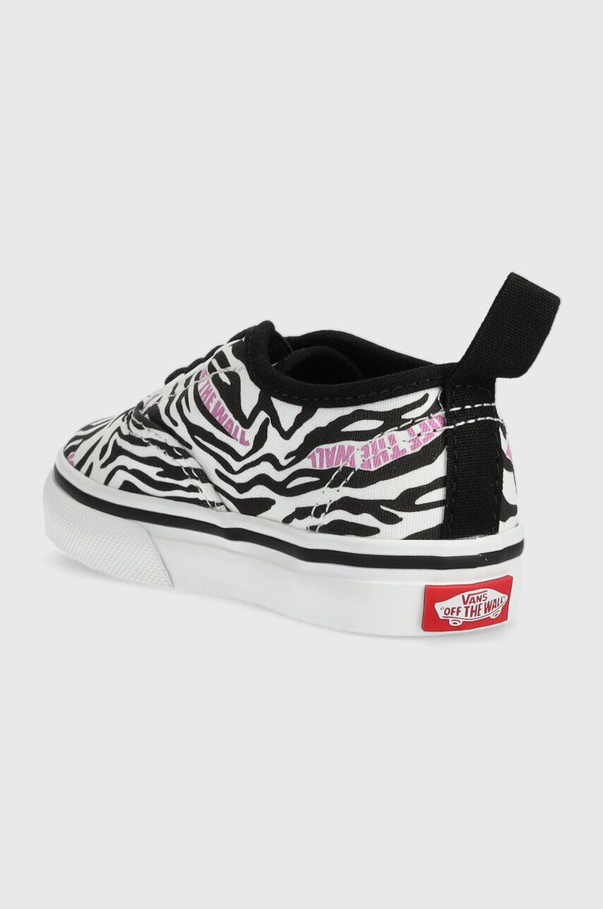 Vans tenisi copii TD Authentic Elastic ZEBR MDBLU culoarea negru - Pled.ro