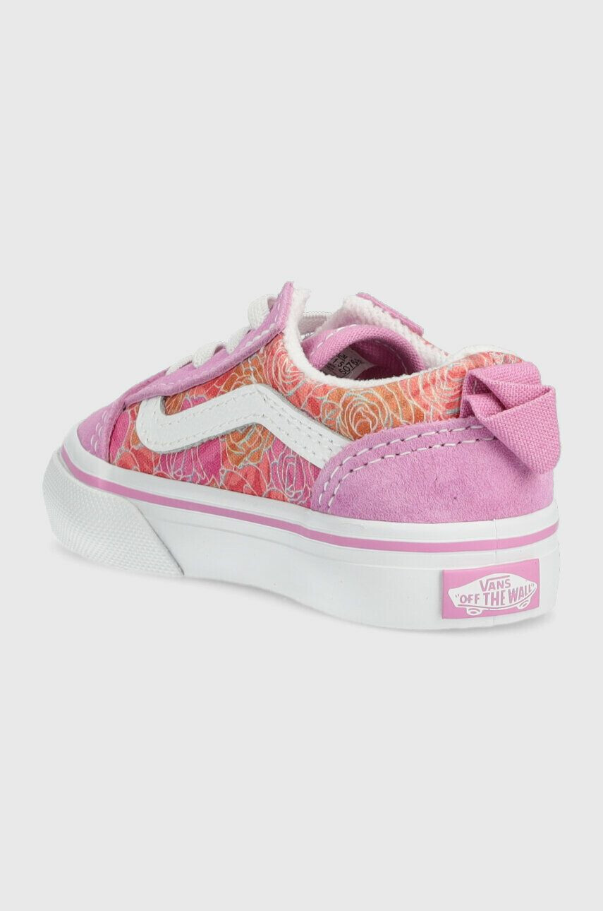 Vans tenisi copii TD Old Skool Elastic Lace ROSE DKBLU culoarea violet - Pled.ro