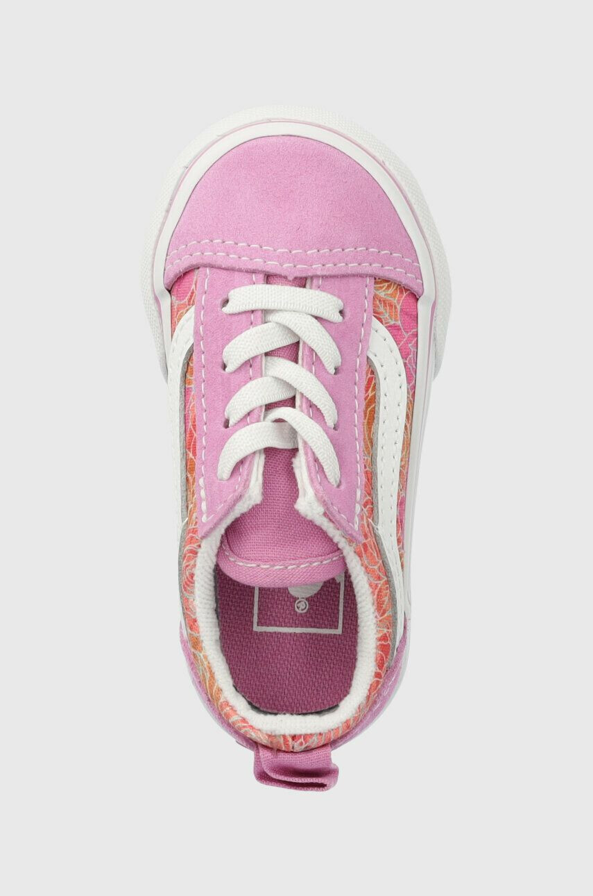 Vans tenisi copii TD Old Skool Elastic Lace ROSE DKBLU culoarea violet - Pled.ro