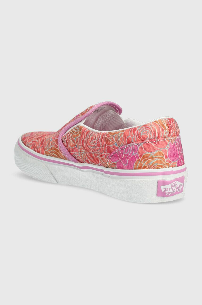 Vans tenisi copii UY Classic Slip On CTHR CHBD TRDWN culoarea portocaliu - Pled.ro