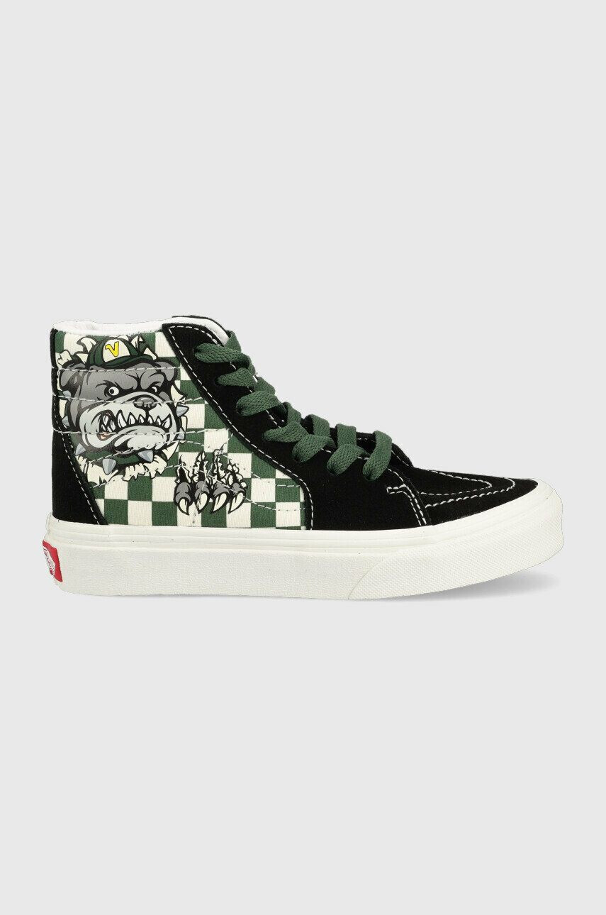 Vans tenisi copii UY SK8 Hi BLACK culoarea negru - Pled.ro