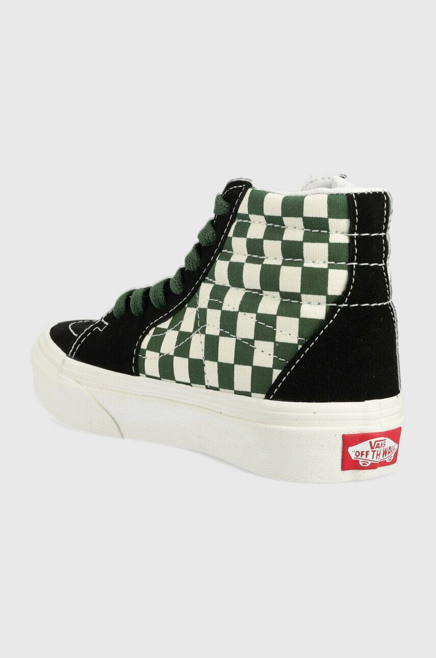 Vans tenisi copii UY SK8 Hi BLACK culoarea negru - Pled.ro