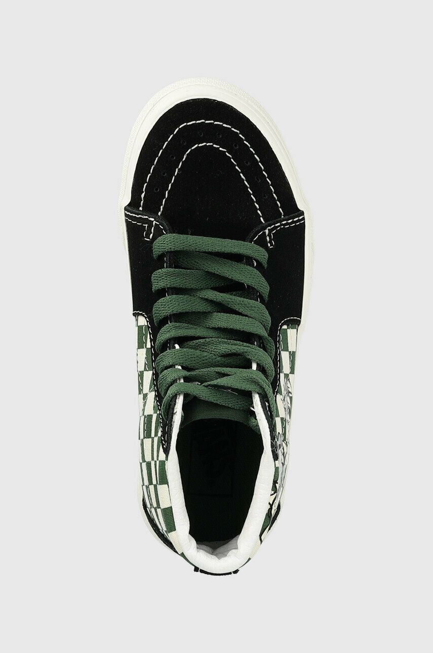 Vans tenisi copii UY SK8 Hi BLACK culoarea negru - Pled.ro