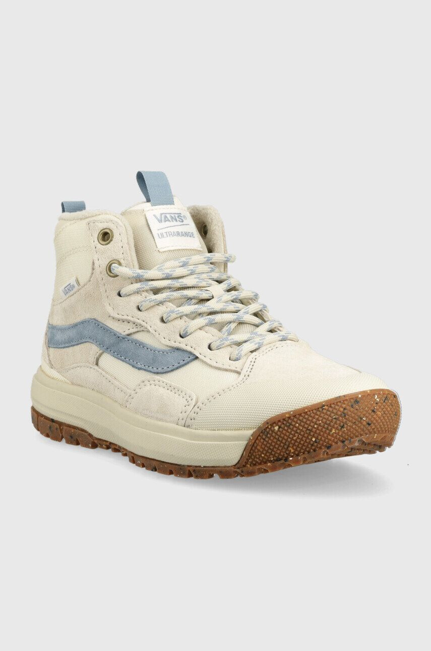 Vans tenisi din piele intoarsa Ultrarange Exo Hi Mte1 culoarea bej - Pled.ro