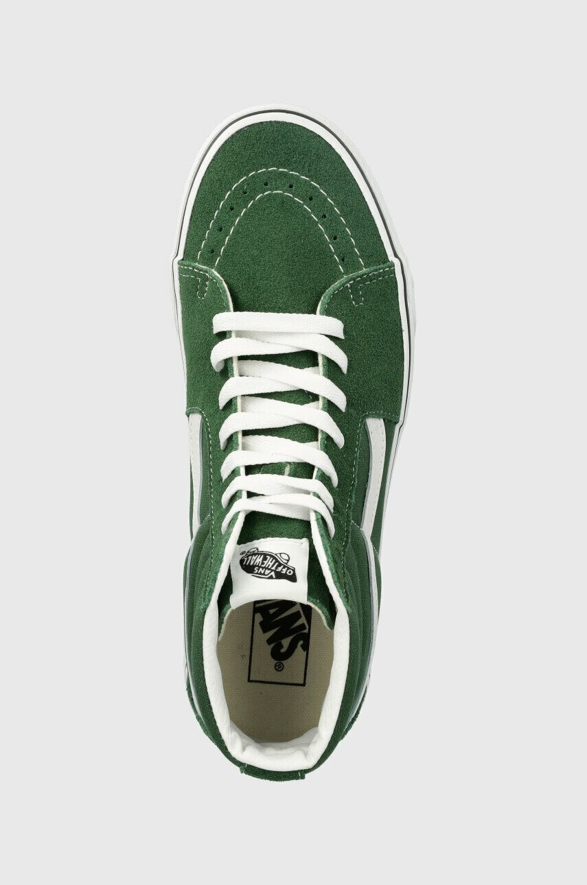 Vans tenisi SK8-Hi culoarea verde VN0005U96QU1 - Pled.ro