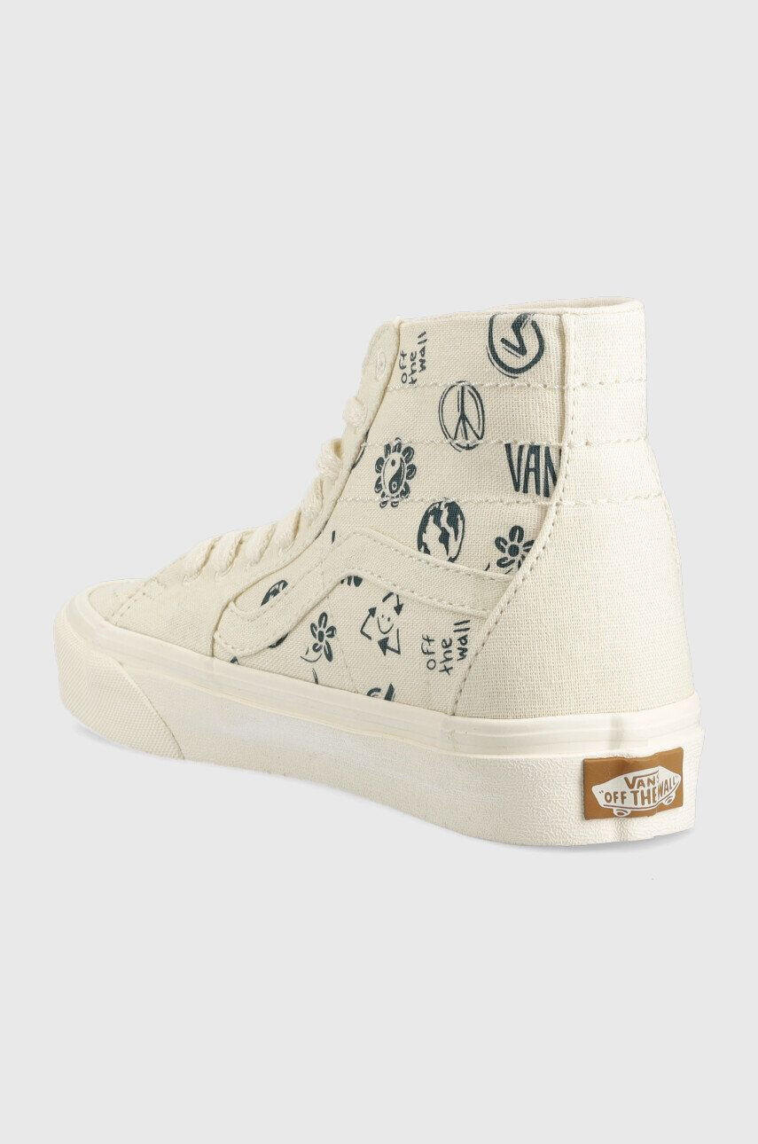 Vans tenisi Sk8-hi femei culoarea bej - Pled.ro