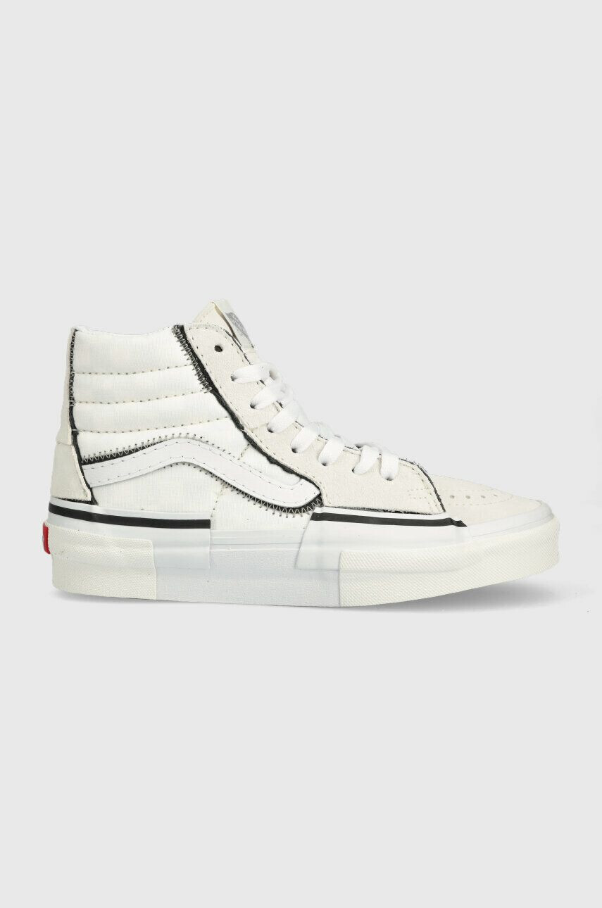 Vans teniși SK8-Hi Reconstruct culoarea alb VN0005UKQJM1-W/WHI - Pled.ro