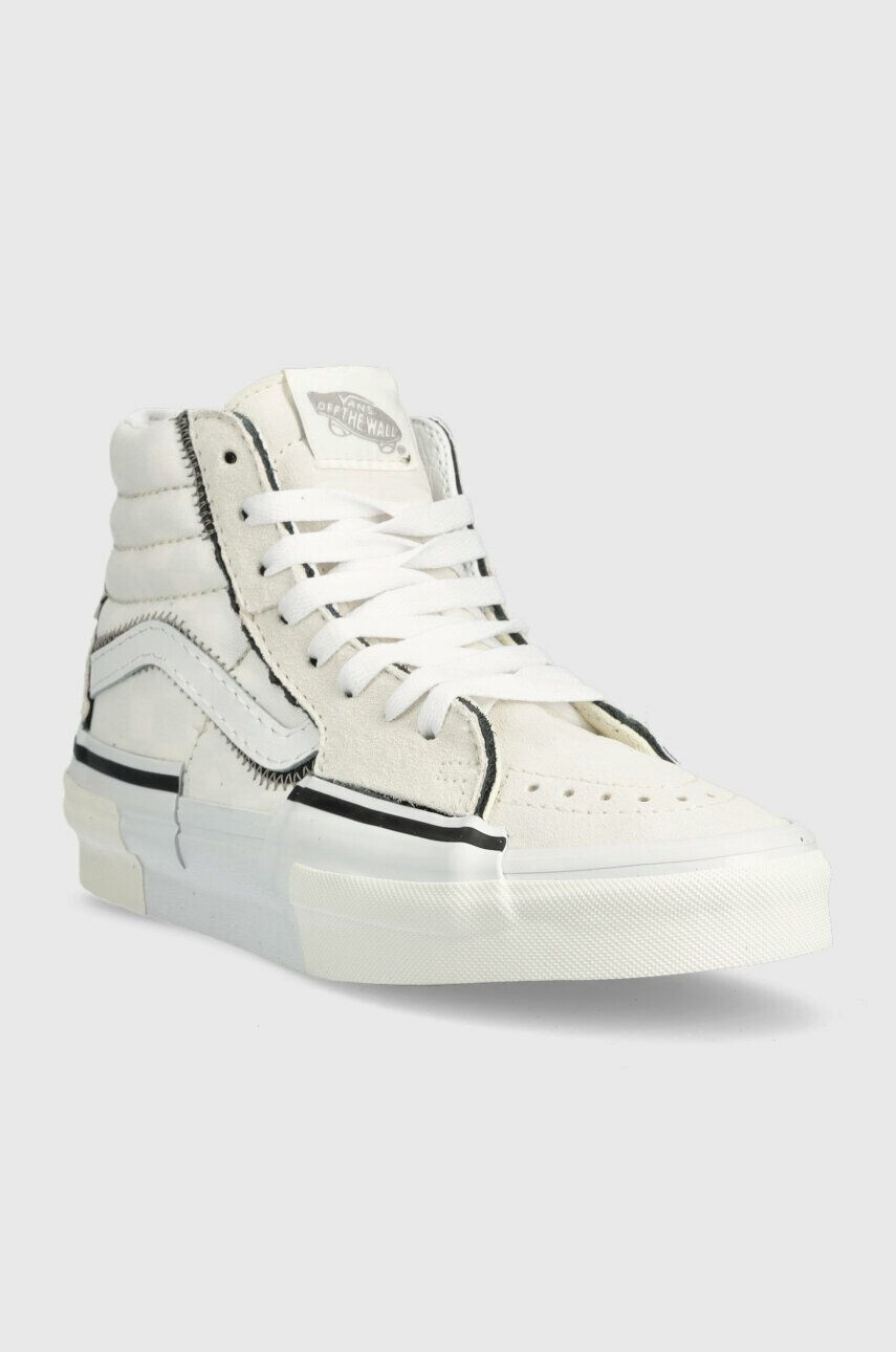 Vans teniși SK8-Hi Reconstruct culoarea alb VN0005UKQJM1-W/WHI - Pled.ro