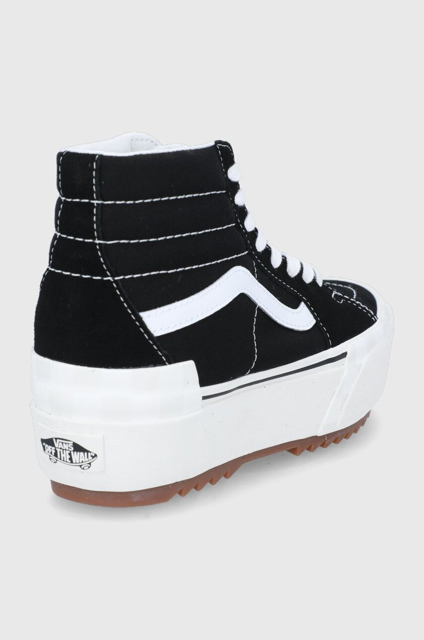 Vans teniși UA SK8-Hi Stacked femei culoarea negru VN0A4BTW5ZN1-BLACK - Pled.ro