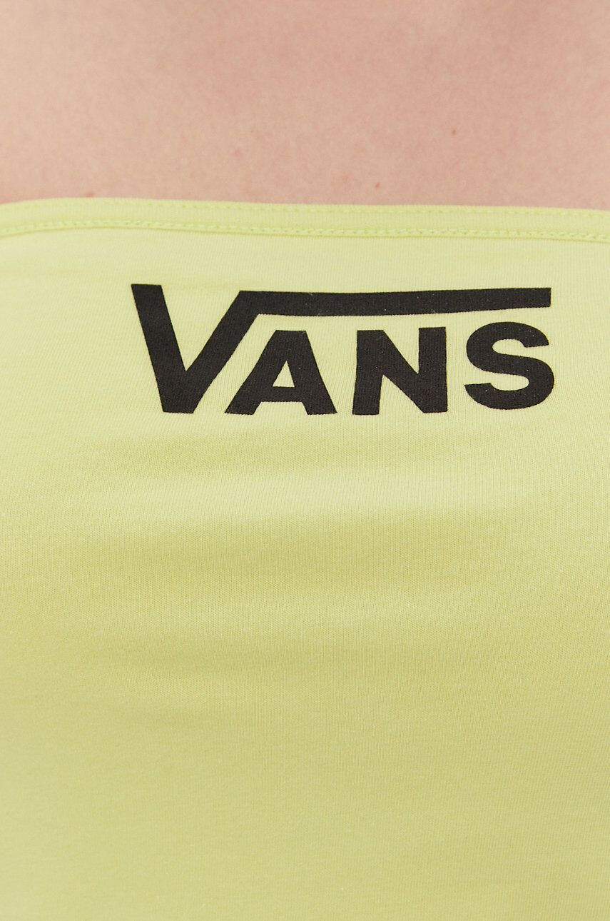 Vans Top femei culoarea verde cold shoulder - Pled.ro