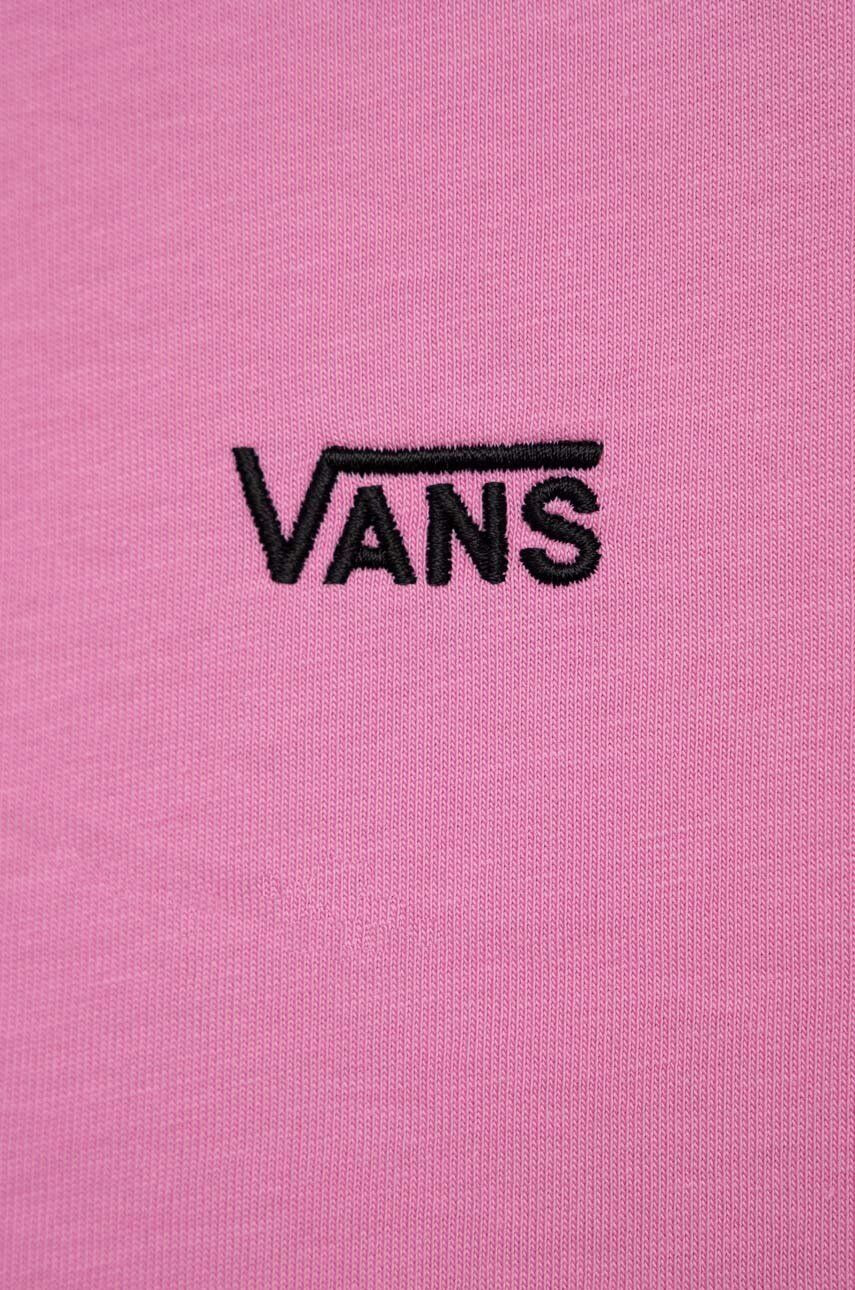 Vans top din bumbac pentru copii culoarea violet - Pled.ro