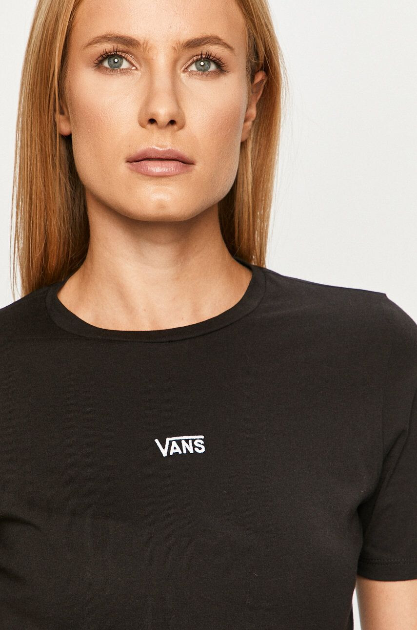 Vans tricou VN0A54QUBLK1-BLACK - Pled.ro