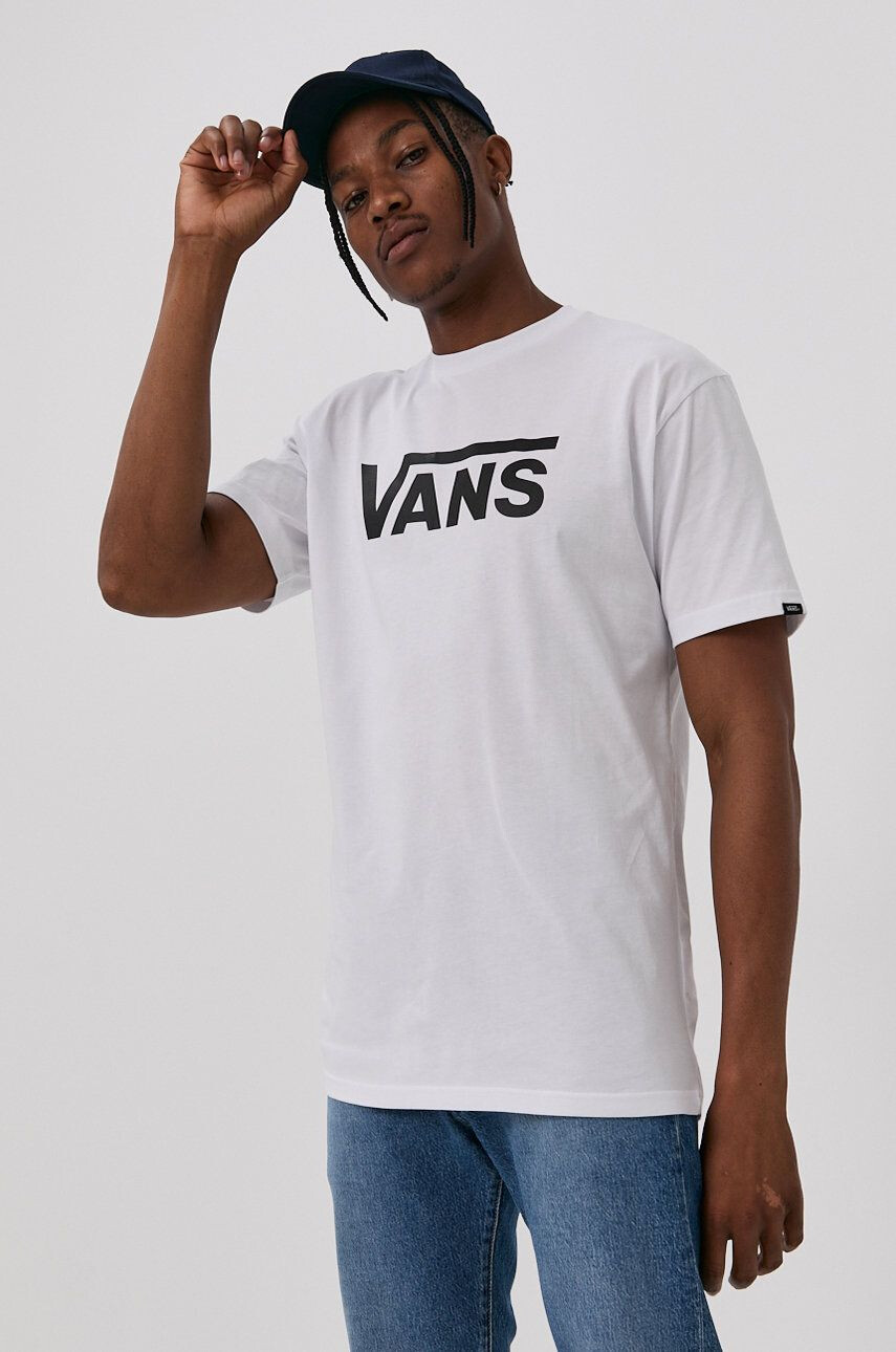 Vans tricou VN000GGGYB21-whitBLA - Pled.ro