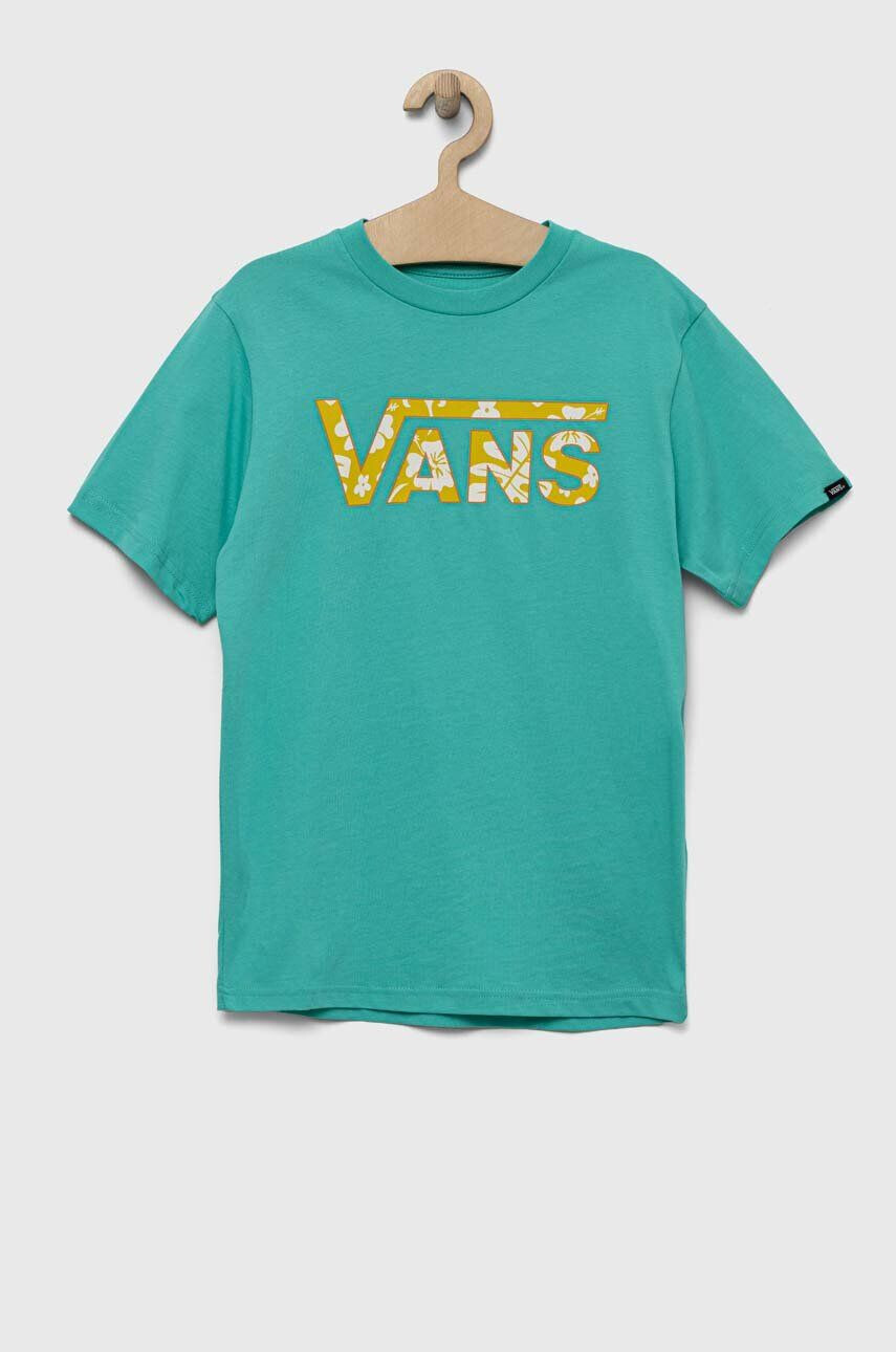 Vans tricou de bumbac pentru copii BY CLASSIC LOGO WATERFALL/PASSI - Pled.ro