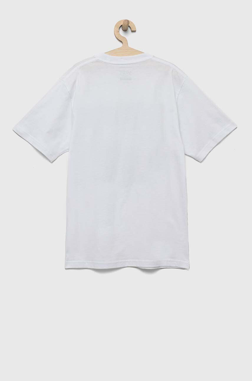 Vans tricou de bumbac pentru copii BY PRINT BOX BOYS WHITE/DRESS BLU culoarea alb cu imprimeu - Pled.ro