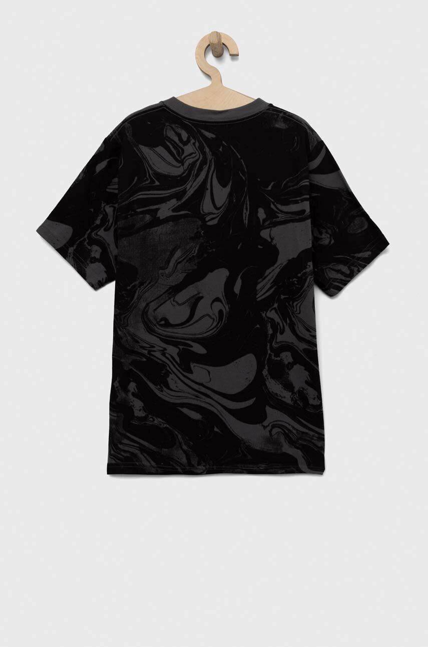 Vans tricou de bumbac pentru copii MARBLE SS Black - Pled.ro