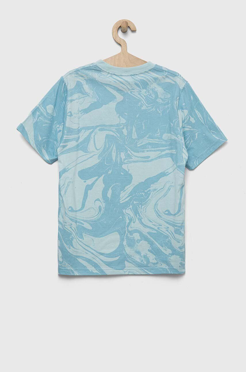 Vans tricou de bumbac pentru copii MARBLE SS BLUE GLOW - Pled.ro