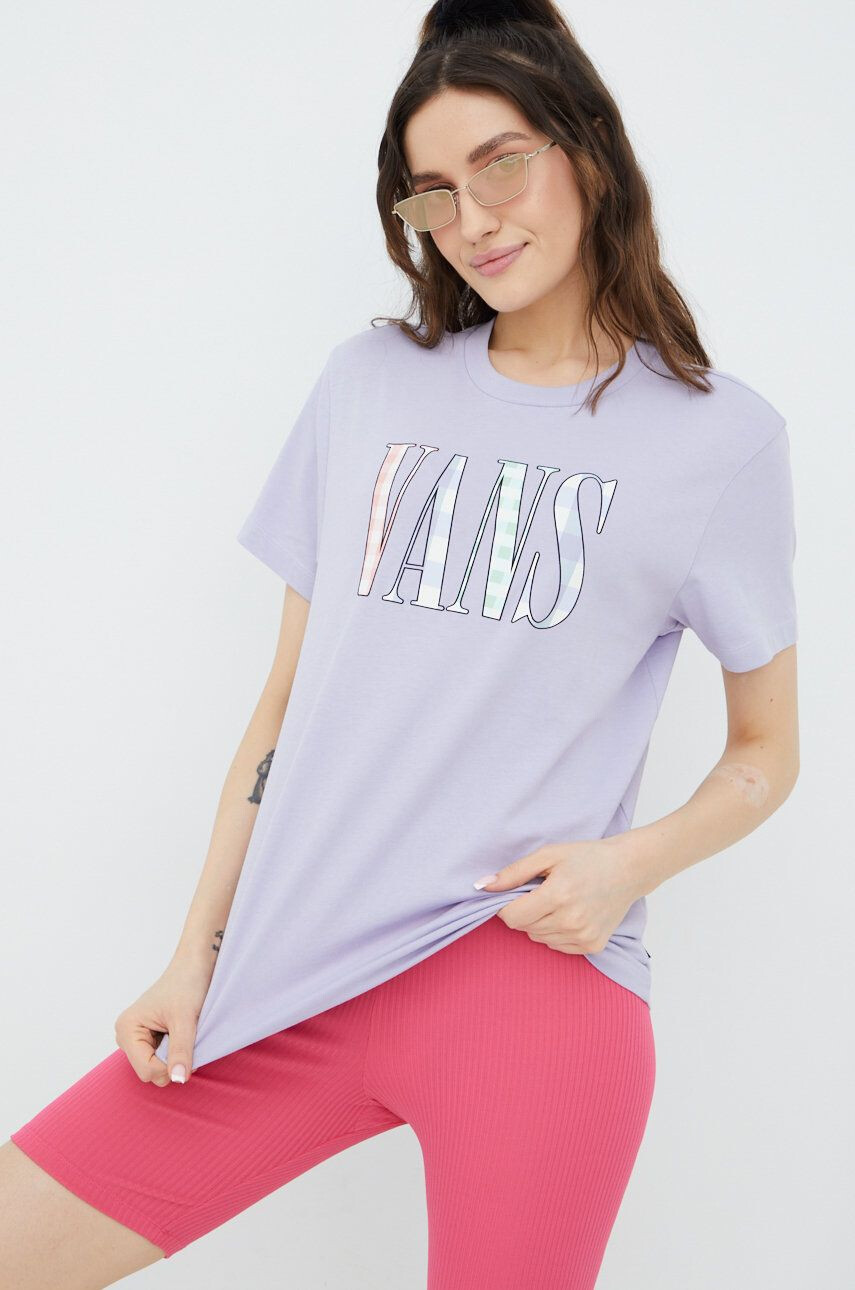 Vans tricou din bumbac - Pled.ro