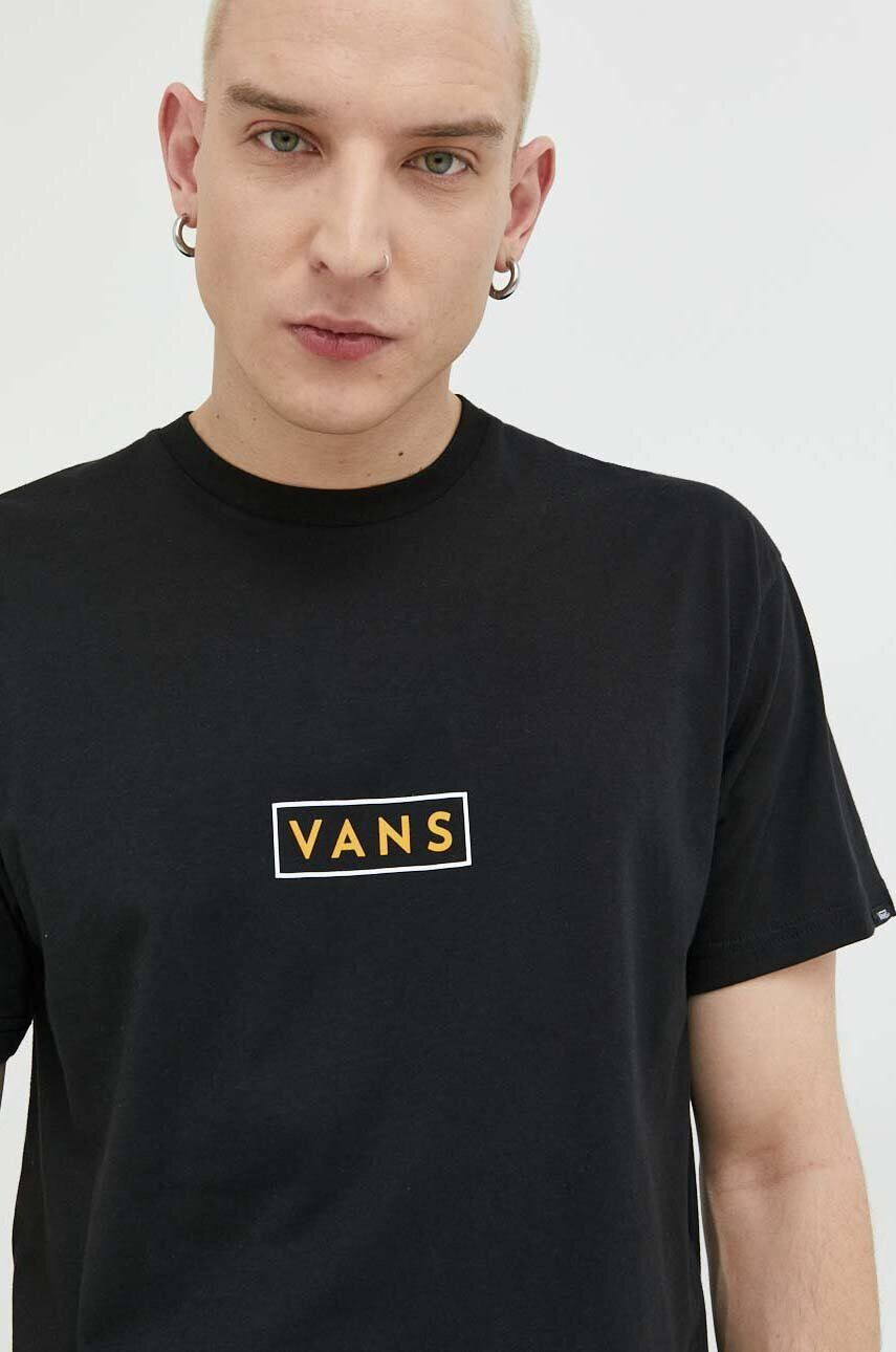 Vans tricou din bumbac culoarea roz - Pled.ro