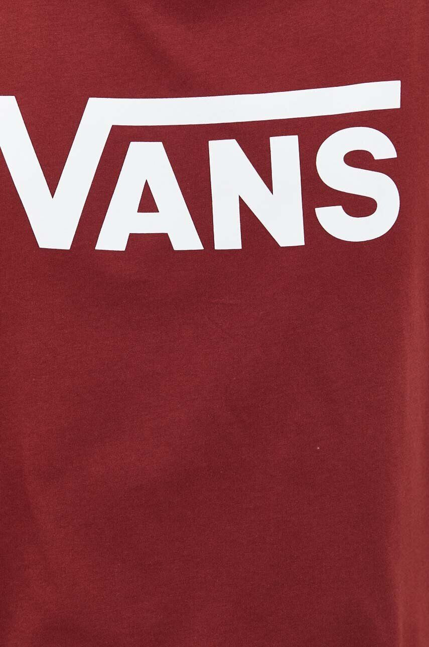 Vans tricou din bumbac culoarea verde - Pled.ro