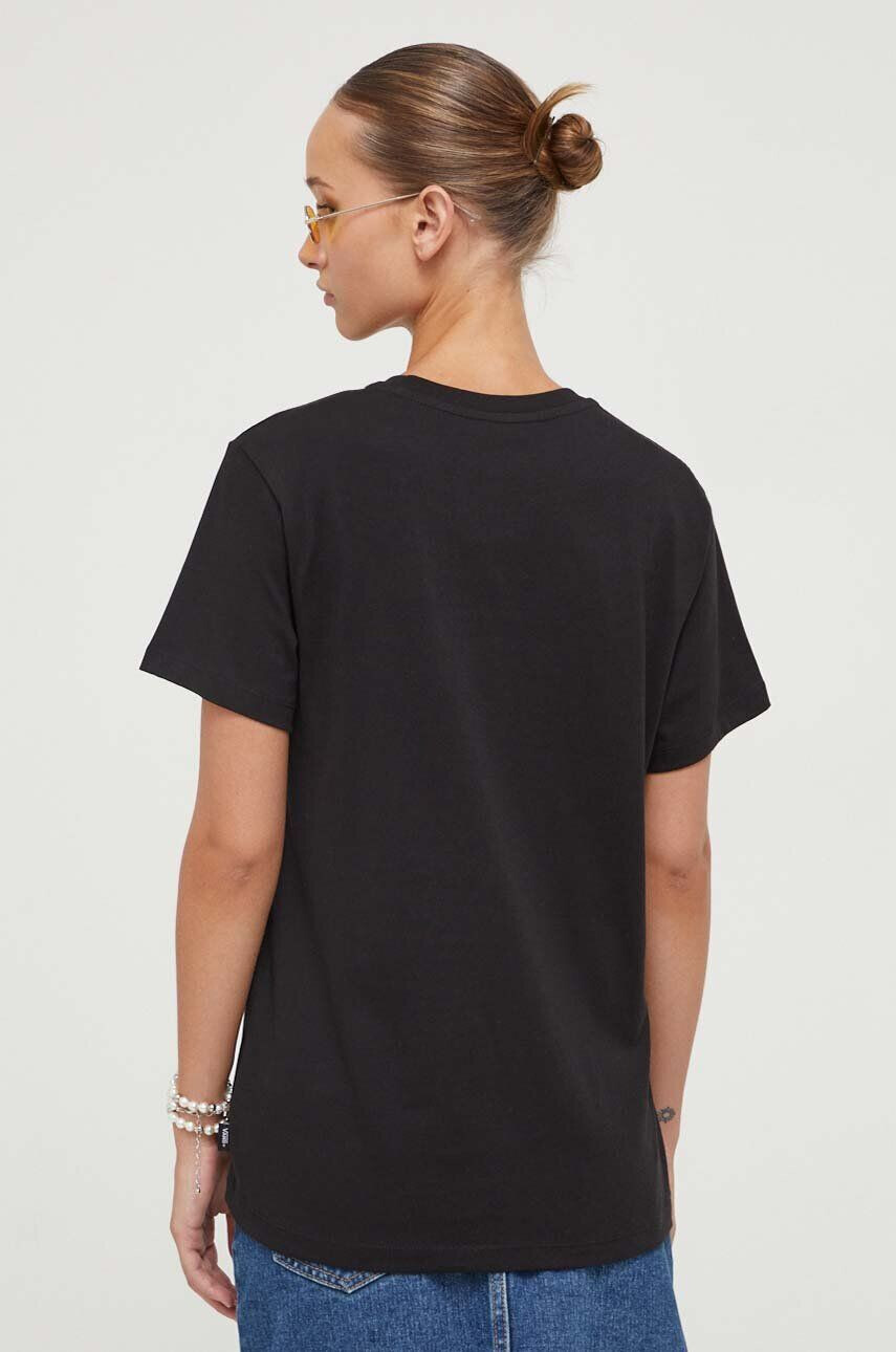 Vans tricou din bumbac culoarea negru - Pled.ro