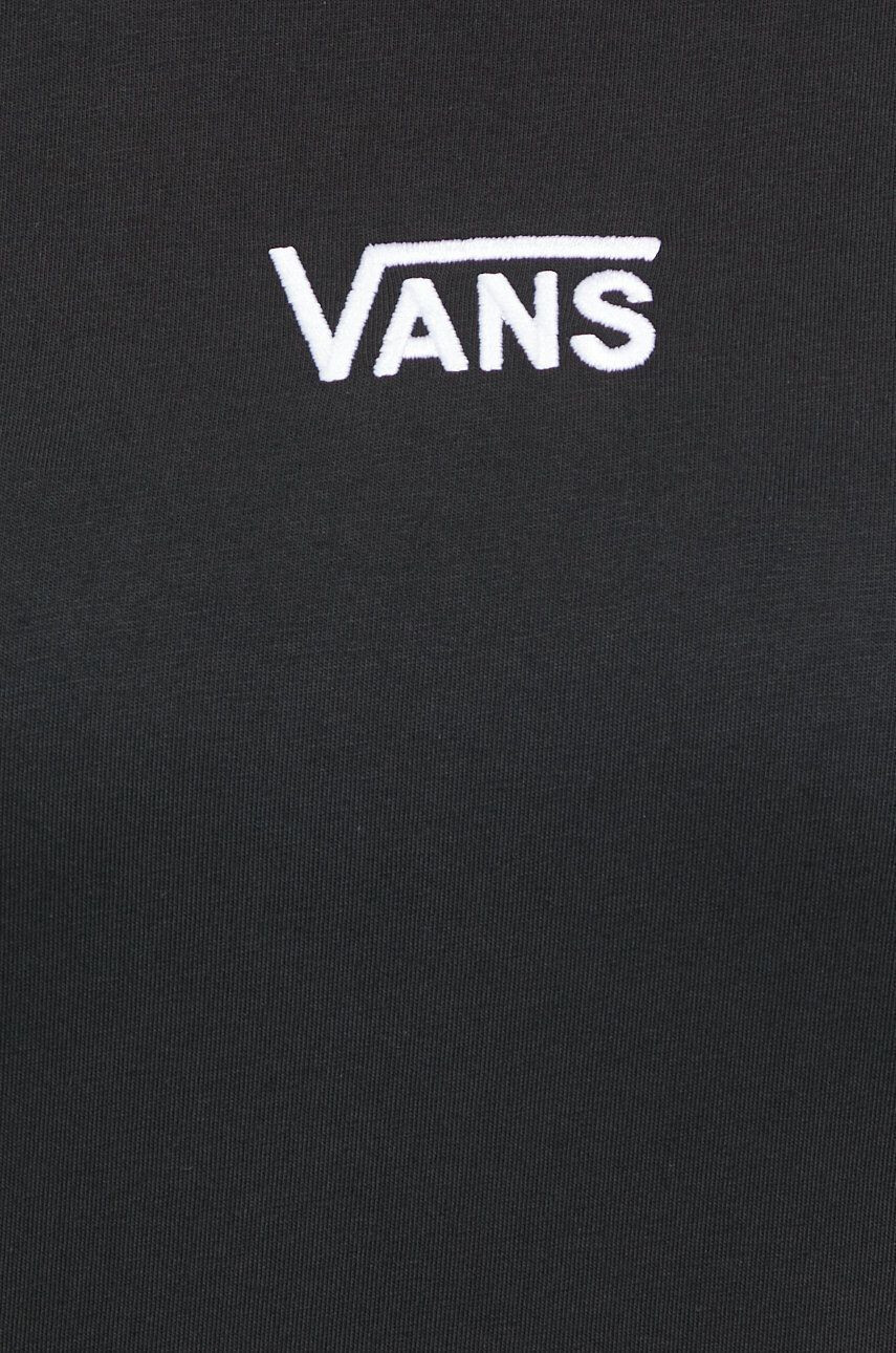 Vans tricou din bumbac culoarea negru - Pled.ro