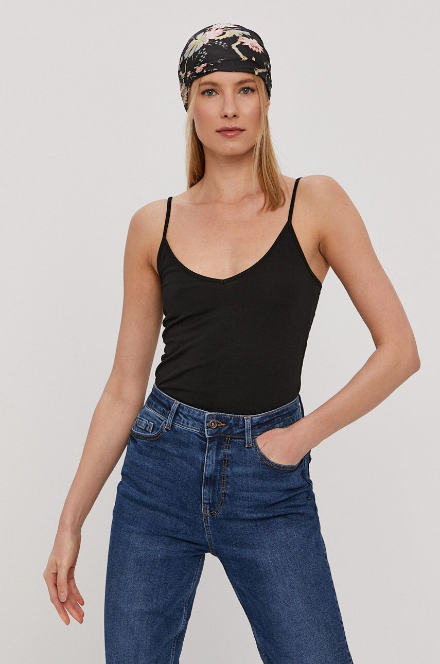 Vero Moda Top culoarea negru - Pled.ro