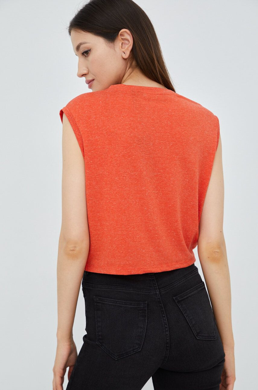 Vero Moda top din amestec de in - Pled.ro