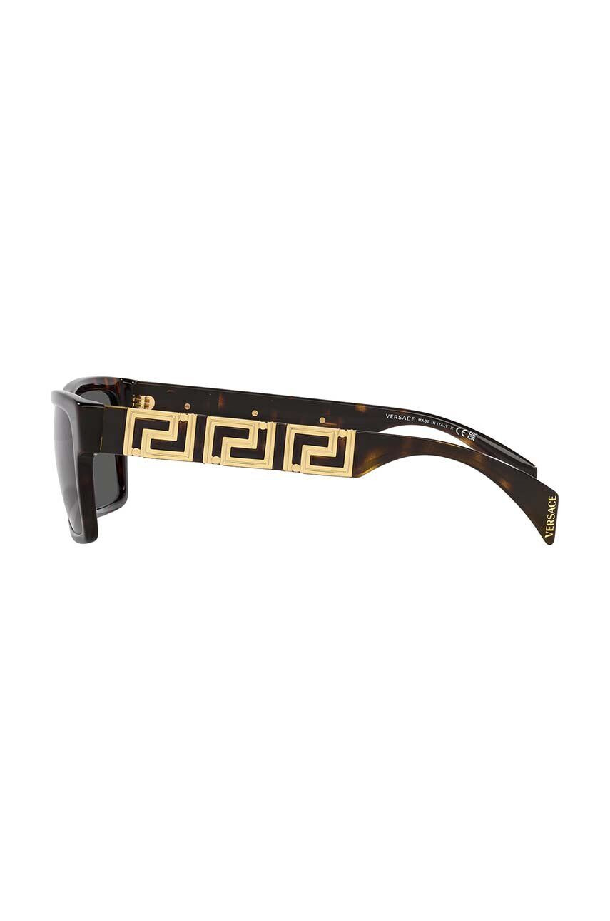 Versace ochelari de soare barbati culoarea maro - Pled.ro