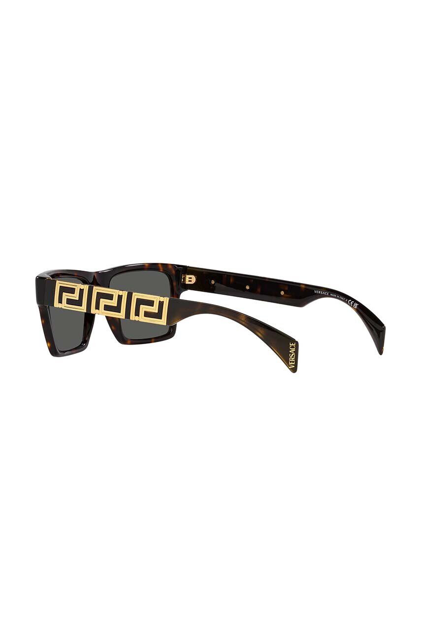 Versace ochelari de soare barbati culoarea maro - Pled.ro