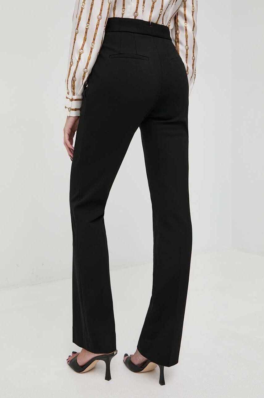 Victoria Beckham pantaloni femei culoarea negru drept high waist - Pled.ro