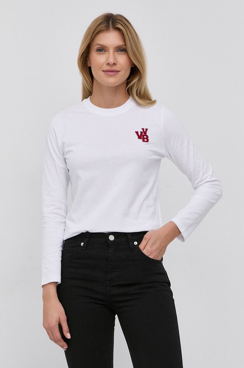 Victoria Victoria Beckham Longsleeve din bumbac - Pled.ro