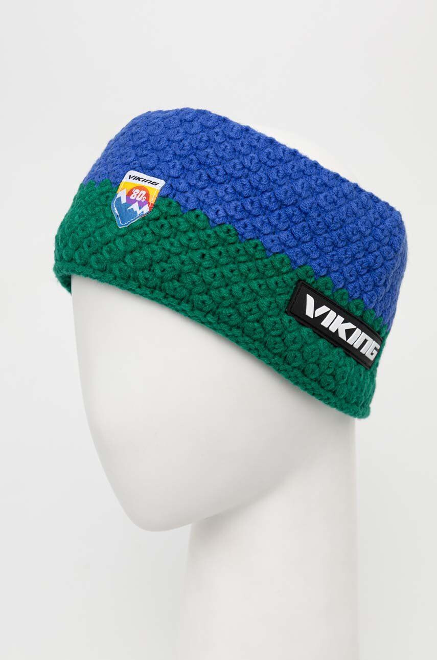 Viking bentita pentru cap Riddle culoarea verde - Pled.ro