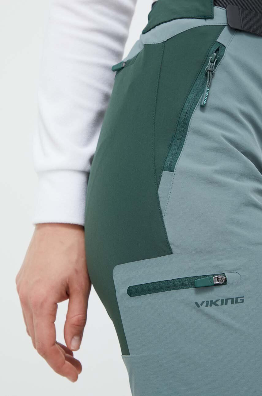 Viking pantaloni de exterior Sequoia culoarea verde - Pled.ro