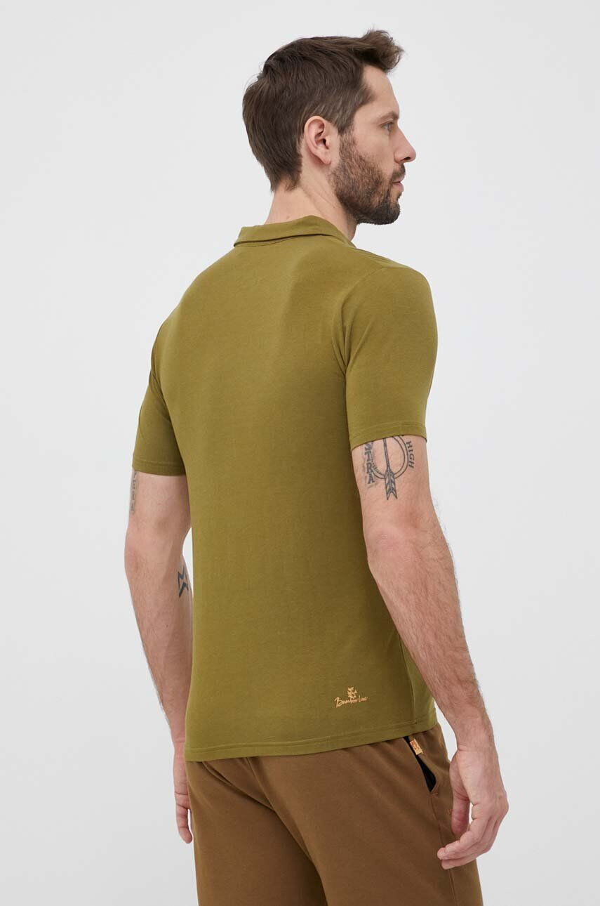 Viking polo sportiv Winslow culoarea verde neted - Pled.ro