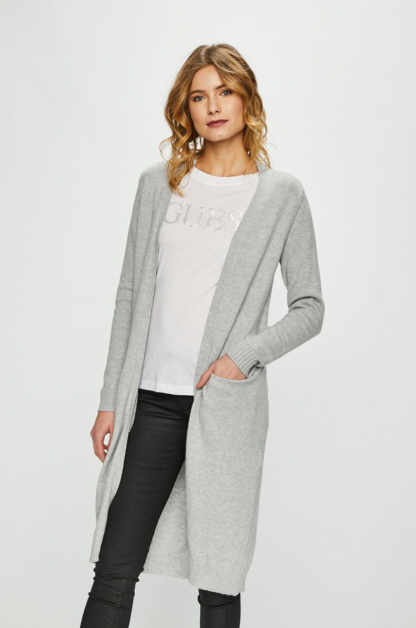 Vila Cardigan femei culoarea gri light - Pled.ro