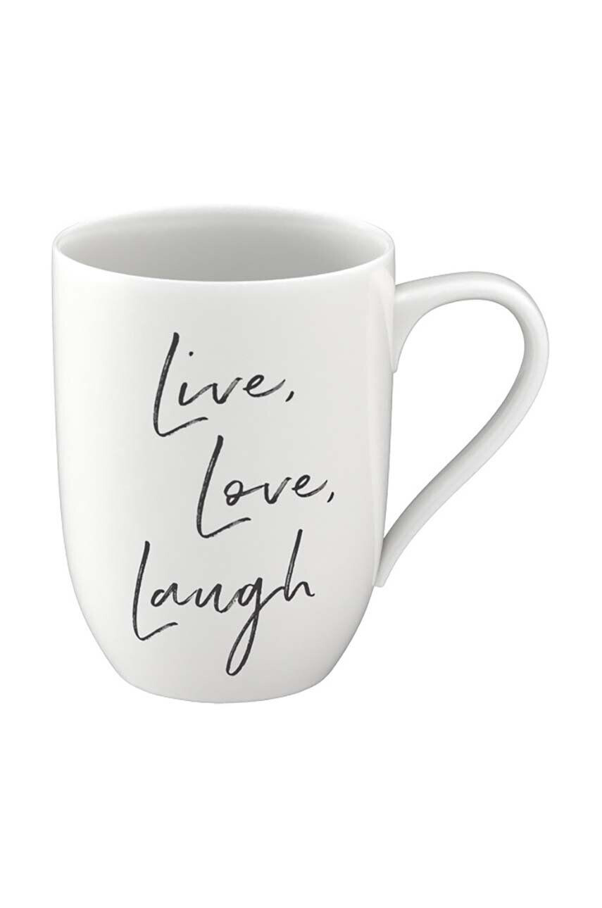 Villeroy & Boch ceasca Live Love Laugh - Pled.ro