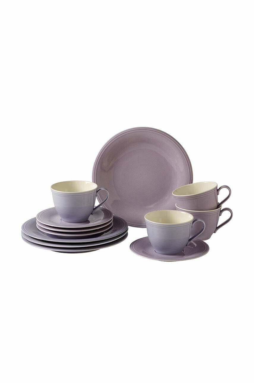 Villeroy & Boch set de cafea pentru 4 persoane Color Loop Blueblossom 12-pack - Pled.ro