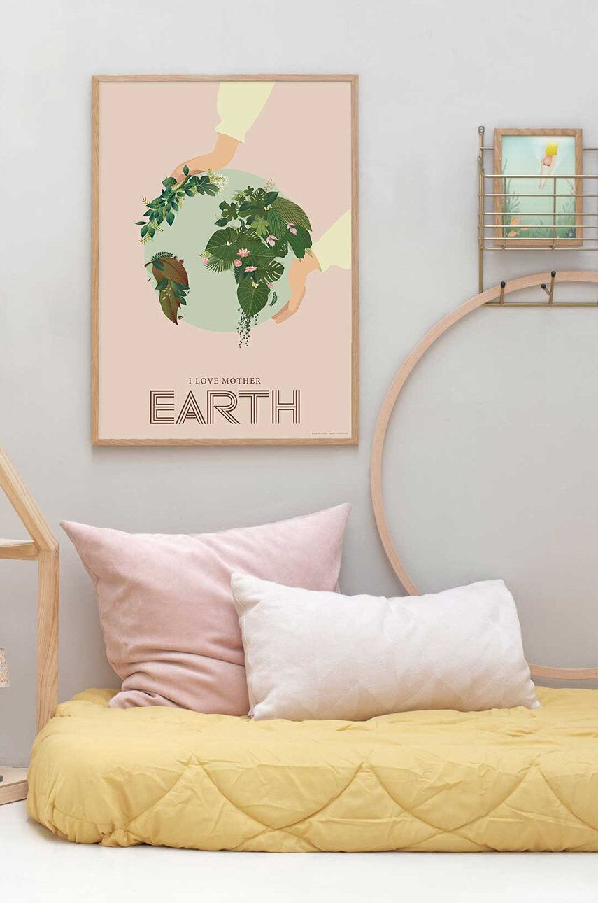 Vissevasse Poster I Love Mother Earth 50x70 cm - Pled.ro