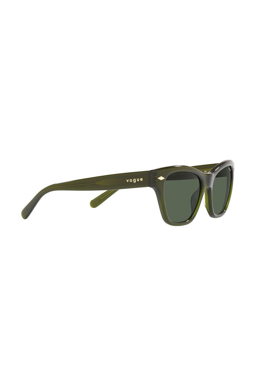 Vogue ochelari de soare femei culoarea verde - Pled.ro