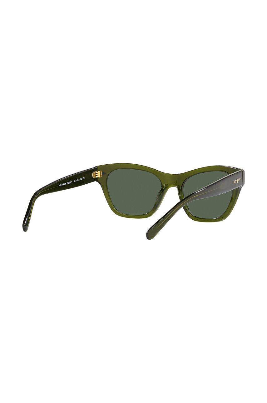 Vogue ochelari de soare femei culoarea verde - Pled.ro