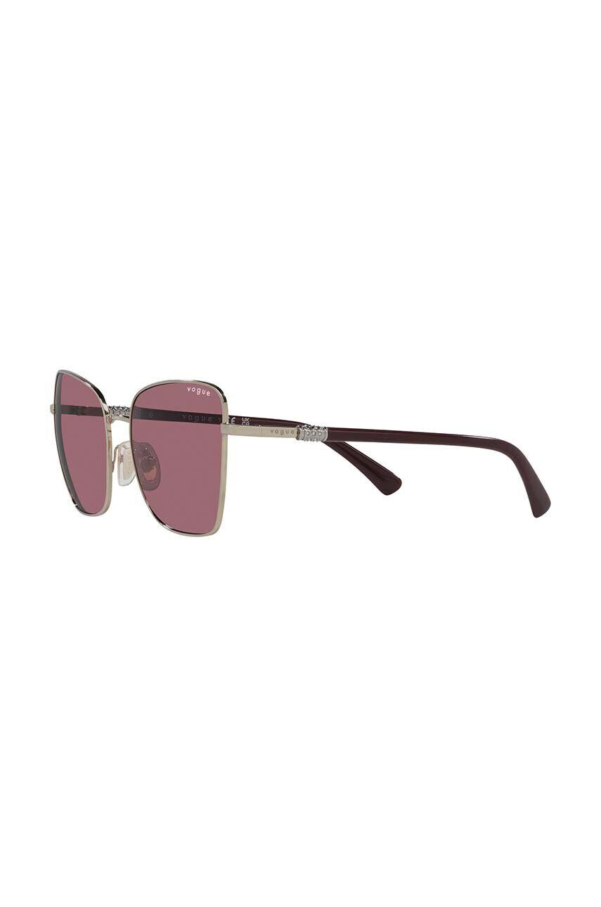 Vogue ochelari de soare femei culoarea bordo - Pled.ro