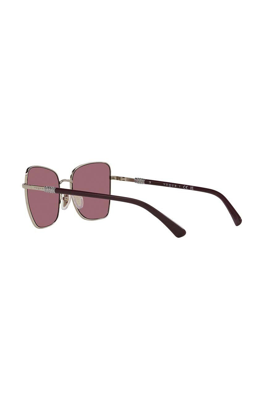 Vogue ochelari de soare femei culoarea bordo - Pled.ro