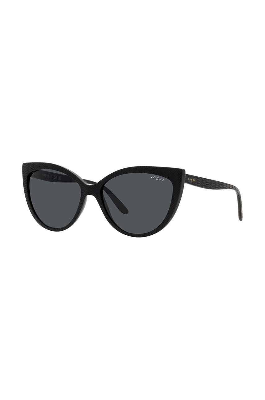 Vogue ochelari de soare femei culoarea negru - Pled.ro