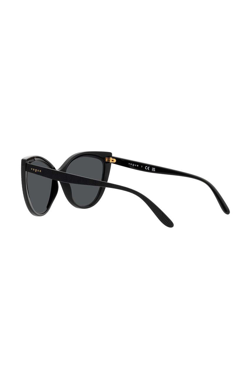 Vogue ochelari de soare femei culoarea negru - Pled.ro