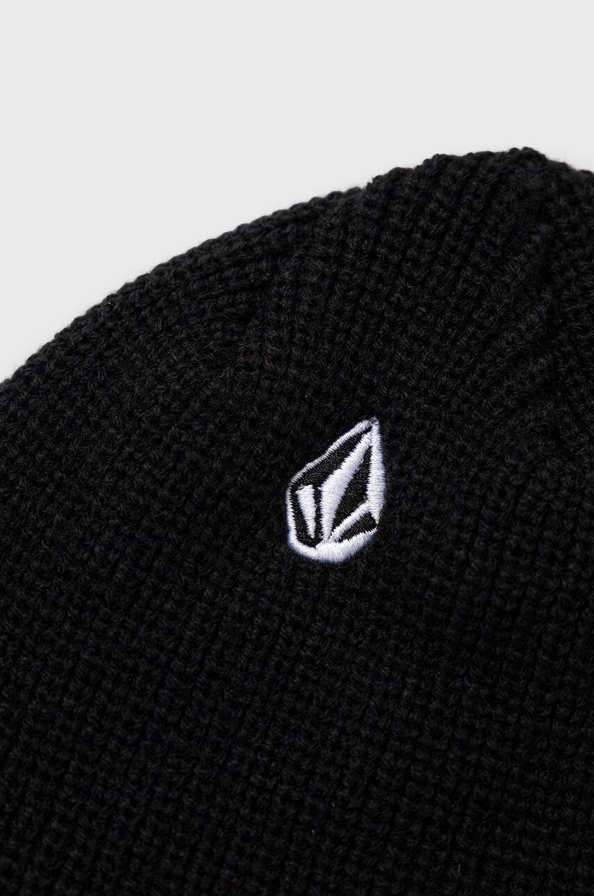 Volcom caciula culoarea negru din tesatura neteda - Pled.ro