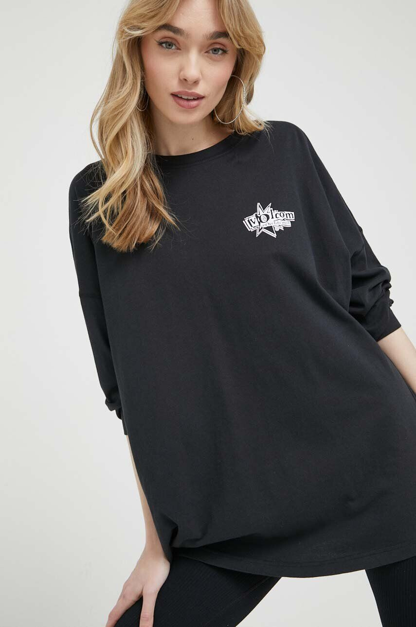 Volcom longsleeve din bumbac - Pled.ro