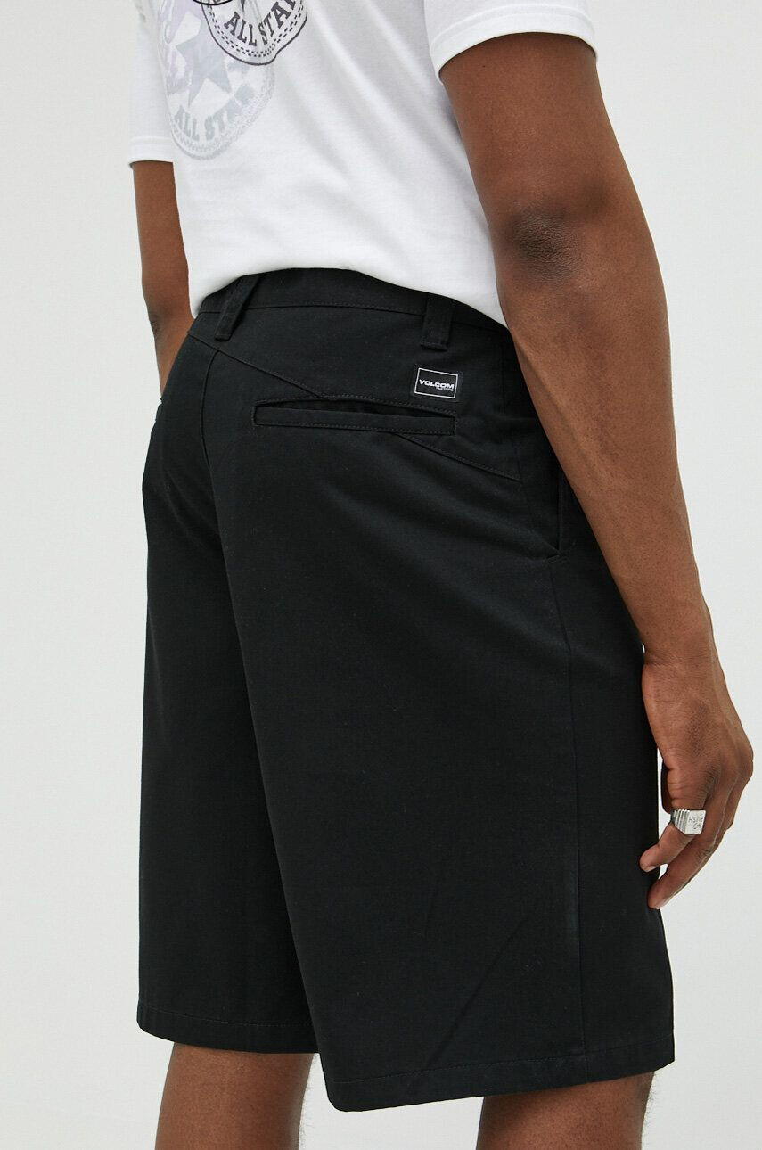 Volcom pantaloni scurti barbati culoarea negru - Pled.ro